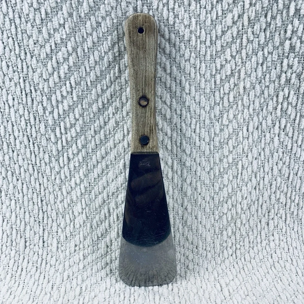 Vintage Vernco #2 Stainless Steel Ice Cream Spade Scoop Wood Handle 9 1/2